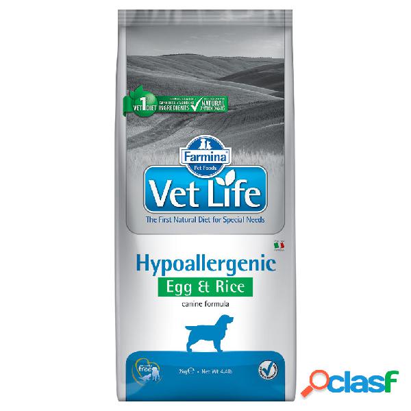 Farmina Vet Life Dog Hypoallergenic Uova e Riso 2 kg