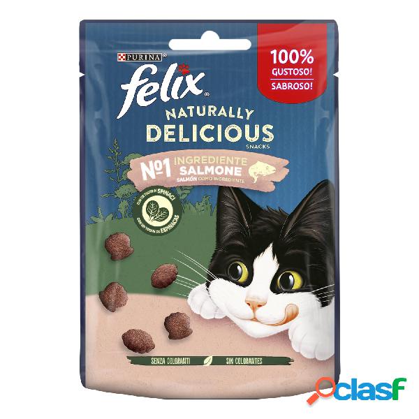 Felix Naturally Delicious Cat Snack con Salmone e Spinaci 50
