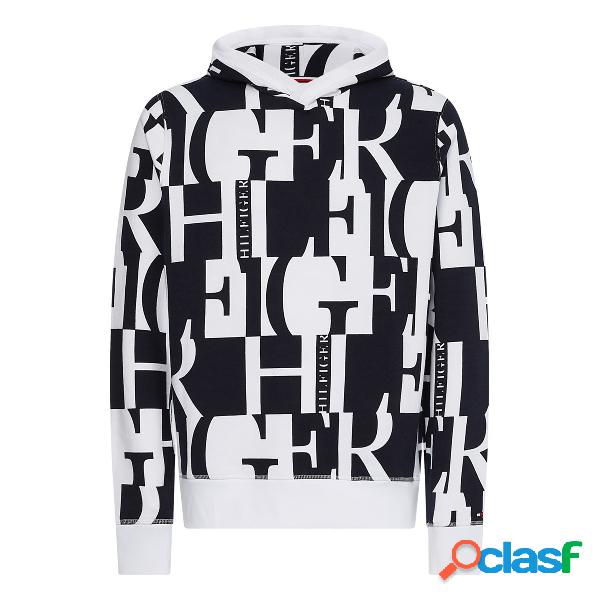 Felpa Tommy Hilfiger All Over Print Graphic (Colore: desert