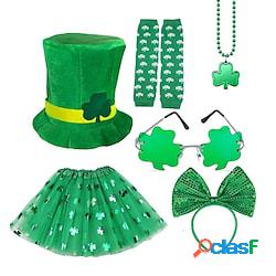 Festa di San Patrizio Trifoglio irlandesi Stile Carnevale di