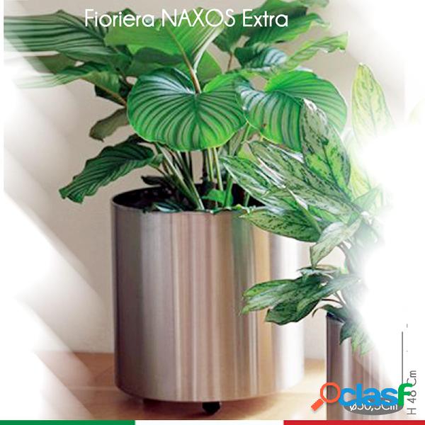 Fioriera Naxos EXTRA diametro 50,5xh48 cm - L 94 in Acciaio