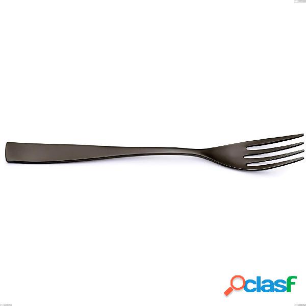 Forchetta tavola EtoIle PVD Black, Acciaio 18/10 lucido,