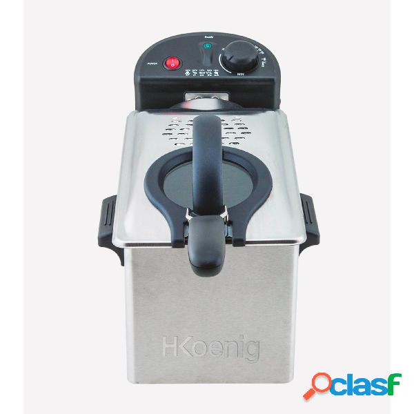 Friggitrice in acciaio inox 3 Litri di capacità 2100 W