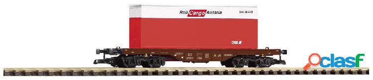 G vagone piatto con container di OBB Piko G 37011