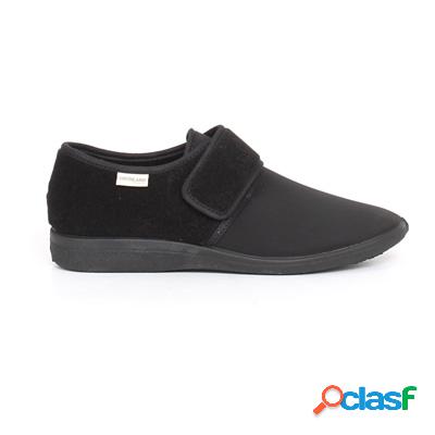 GRUNLAND Ezio pantofola chiusa con strappo - nero