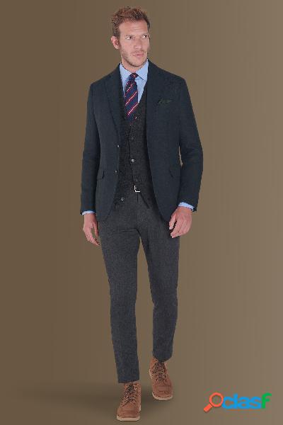 Giacca monopetto in tweed