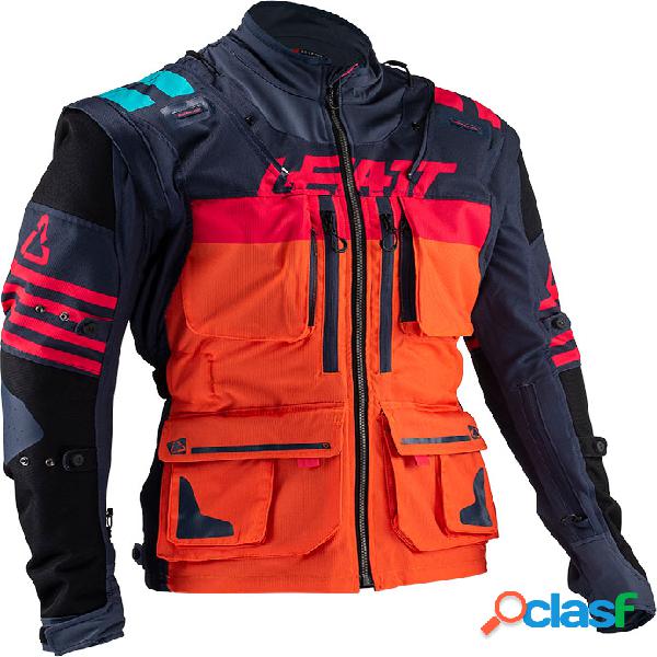 Giacca moto Leatt GPX 5.5 Enduro Blu Arancio