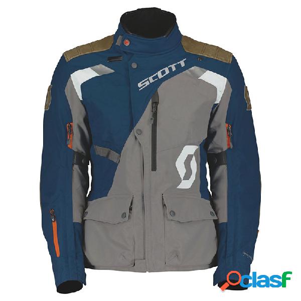 Giacca moto donna Scott Ws Dualraid Dryo Blu grigio titanio