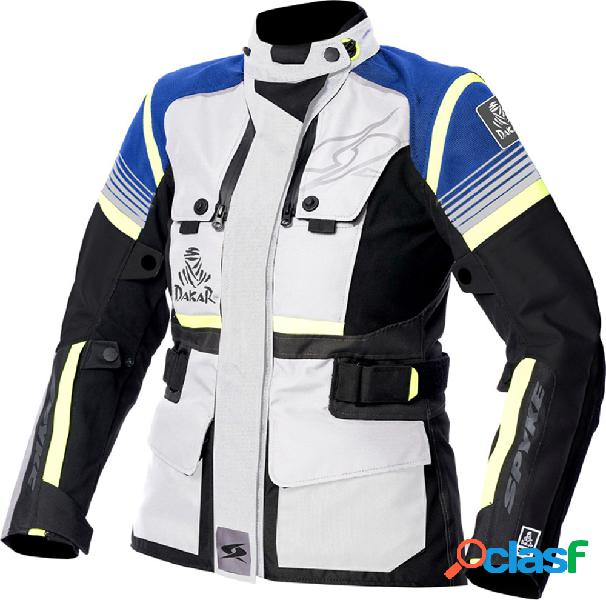 Giacca moto donna Spyke EQUATOR DRY TECNO LADY DAKAR Grigio