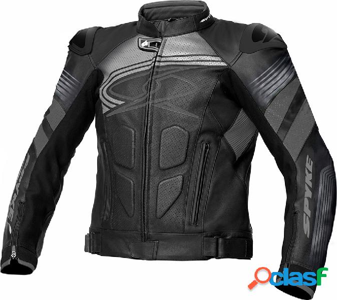 Giacca moto pelle Spyke ESTORIL EVO ZERO Nero