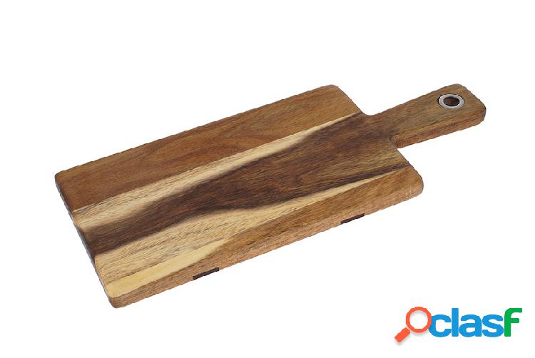 Giannini Tagliere Wood con intarsi marrone