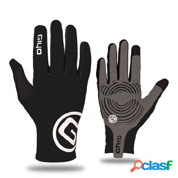 Giyo Wind Breaking Cycling Full Finger Guanti Touch Screen