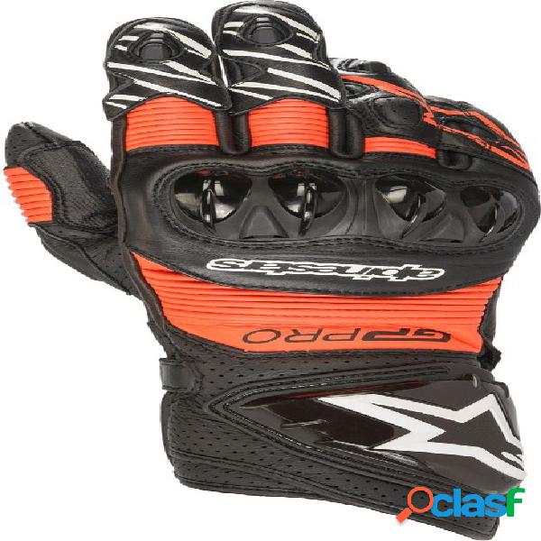 Guanti moto pelle racing Alpinestars GP PRO R3 Nero Rosso