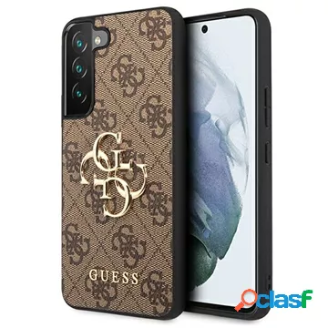 Guess Custodia ibrida per Samsung Galaxy S23 5G con logo in