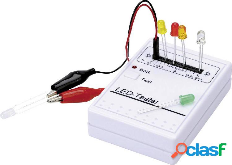 H-Tronic Tester LED 9 V/DC Adatto per (LED) LED cablato, LED