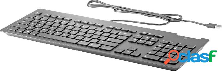 HP Business Slim Smart Card Keyboard Cablato Tastiera
