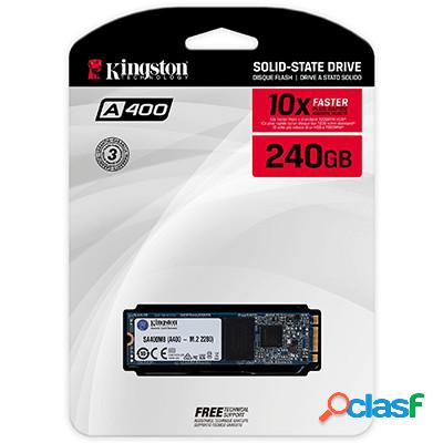 Hard Disk SSD 240GB Kingston A400 Serial ATA III Interno M.2