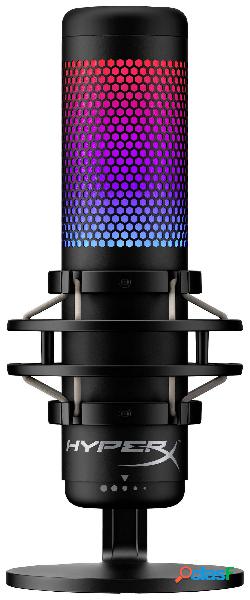 HyperX QuadCast S Microfono per PC Nero Cablato Stativo