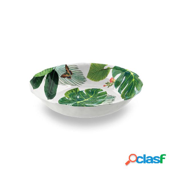 Insalatiera in melamina York Floreale Grande Ø 35xh7 cm