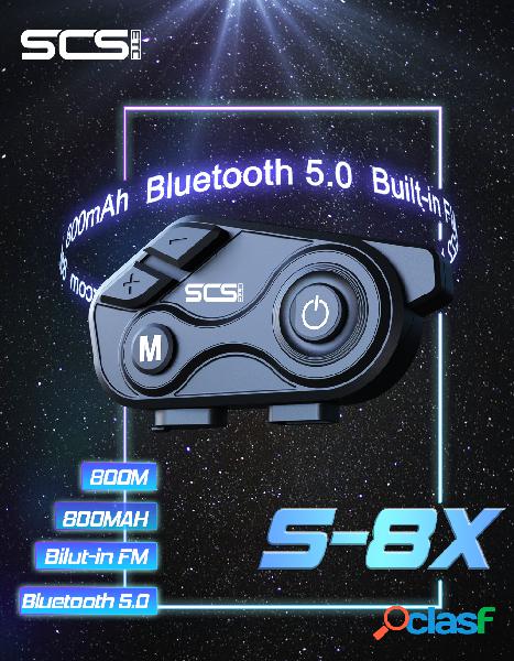 Interfono Bluetooth universale SCS S-8X singolo -