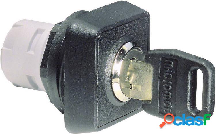 Interruttore a chiave Nero 1 x 90 ° RAFI RAFIX 16