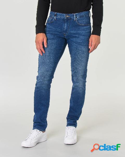 Jeans J13 slim-fit lavaggio medio stone washed