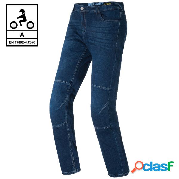 Jeans moto Befast Titans CE Certificati Blu