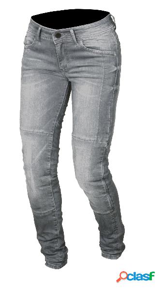 Jeans moto donna accorciati Macna Jenny con fibra aramidica