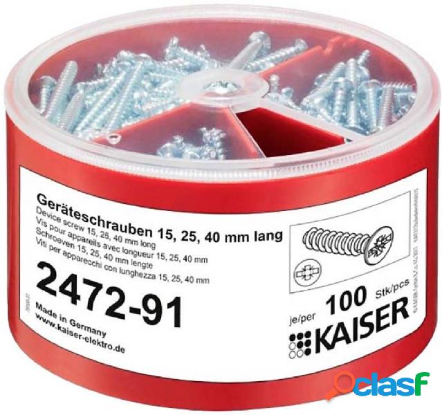 Kaiser Elektro 2472-91 Scatola assortimento viti 100 pz.