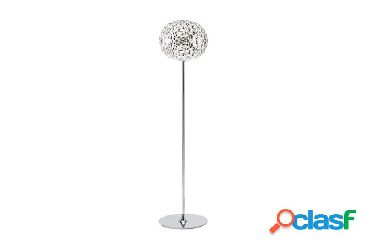 Kartell Lampada da terra Planet con dimmer colore cristallo