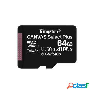 Kingston Canvas Select Plus 64GB MicroSDXC Classe 10 UHS-I