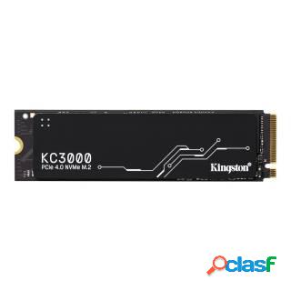 Kingston KC3000 SSD 512GB M.2 NVMe 7000/3900 MB/s PCi Ex 4.0