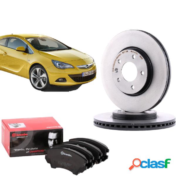 Kit Dischi e Pastiglie Anteriori Brembo Opel Astra Gtc J