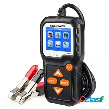 Konnwei KW650 Tester batteria per auto e moto - 6V-12V