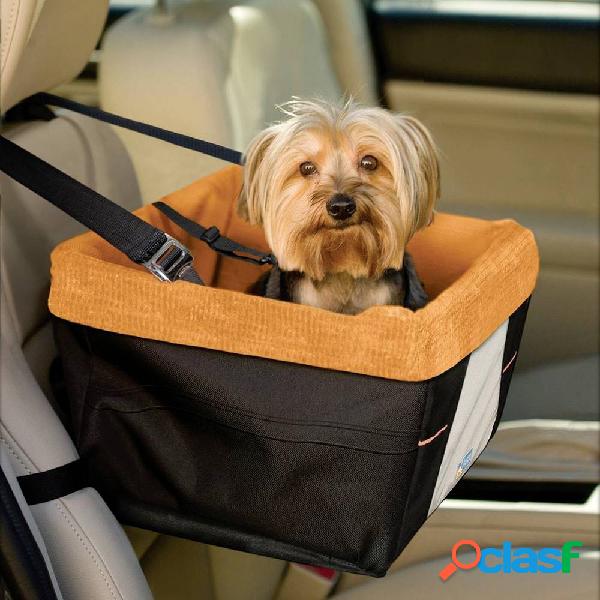 Kurgo Skybox Seggiolino auto per cani Nero, Arancione 1 pz.