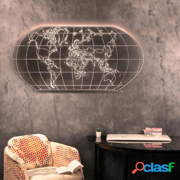 Lampada da Muro Luce fredda Wall World Large Realizzata in