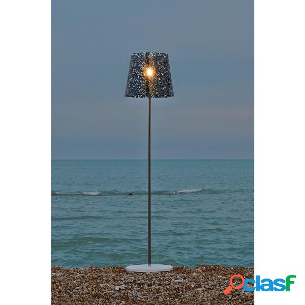 Lampada da Terra paralume conico in Policarbonato PIXI PIZZO