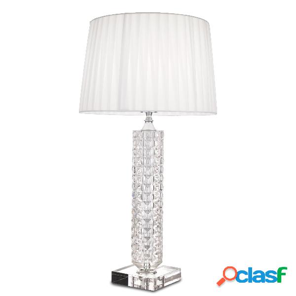 Lampada da tavolo in Cristallo taglio diamante diametro
