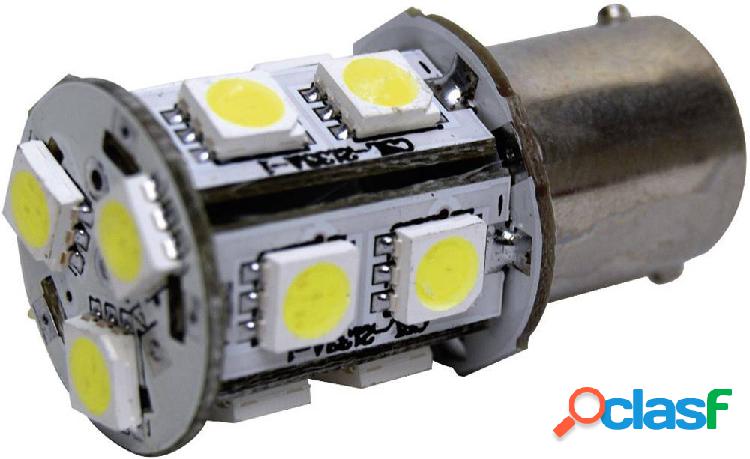 Lampadina LED per interni Eufab BA15s 3 W (Ø x L) 20 mm x
