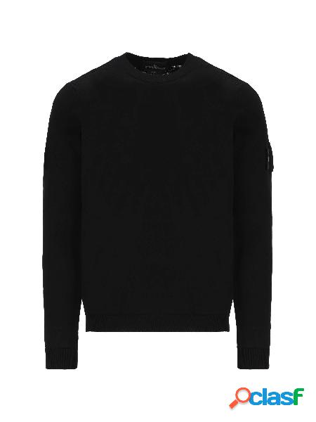 Maglia Girocollo In Cotone Mercerizzato