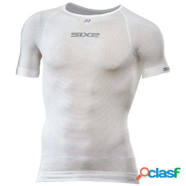 Maglia intima maniche corte Sixs TS1L Breezy Touch Bianco