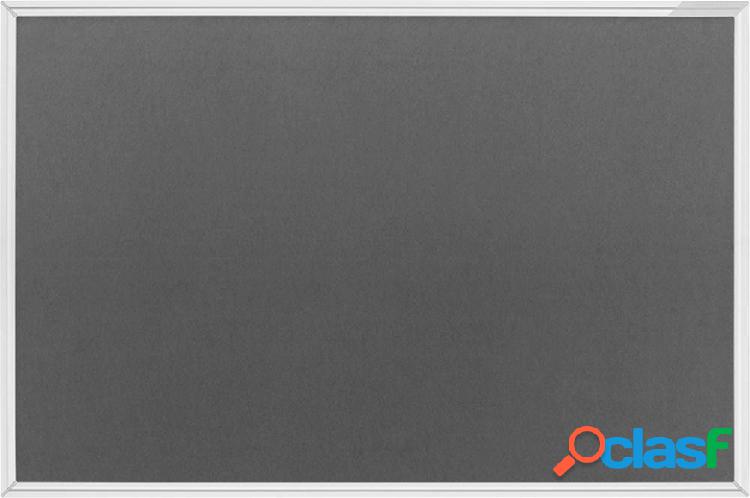 Magnetoplan 1490001 Bacheca Blu reale, Grigio Feltro 900 mm