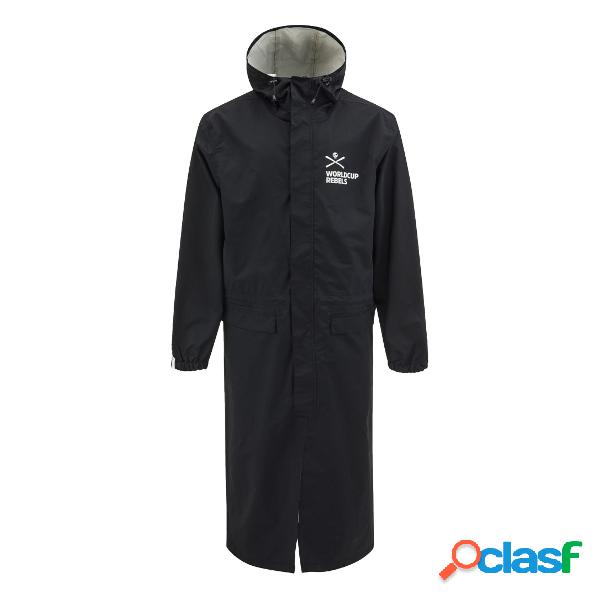 Mantella Head Race Rain Coat (Colore: nero bianco, Taglia: