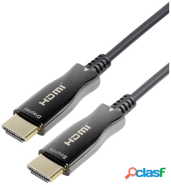 Maxtrack HDMI AV Cavo [1x HDMI® - 1x HDMI®] 15 m Nero