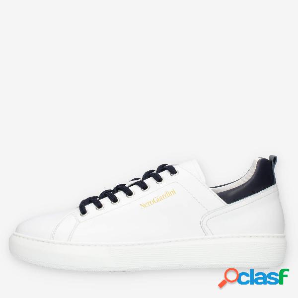 Nero Giardini Sneakers basse da uomo da bianche e blu