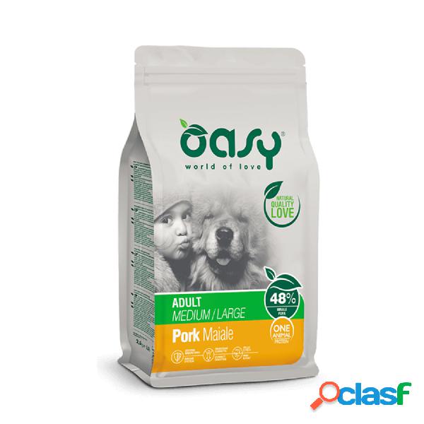 Oasy One Protein Dog Adult Medium&Large Maiale 2,5 kg