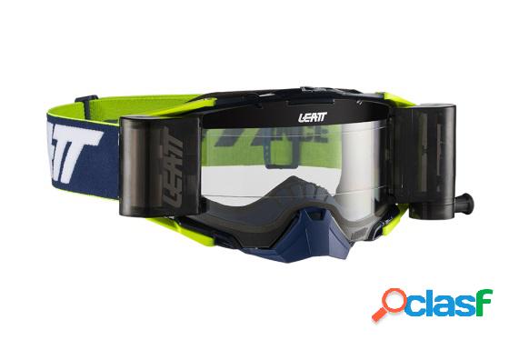 Occhiali cross Leatt Velocity 6.5 Roll-Off Blu scuro Bianco