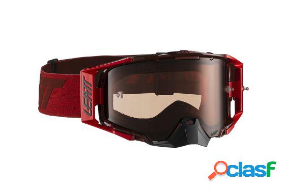 Occhiali cross Leatt Velocity 6.5 Ruby Rosso lente Rosa