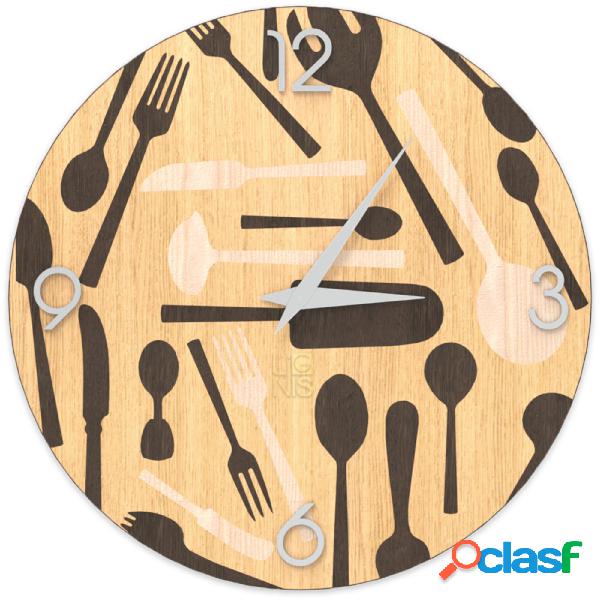 Orologio da parete OBJECTS KITCHENTOOLS 50x3xH50cm con