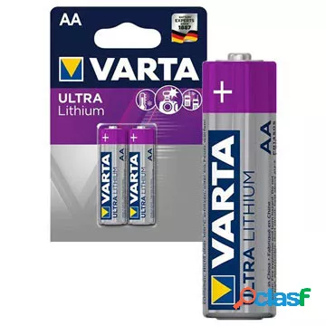Pacco batterie Varta Litio AA 1.5V - 2 Pz.